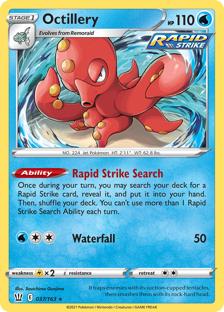 Octillery - Battle Styles (Holo Rare) [BST-37] English / Near Mint / Normal