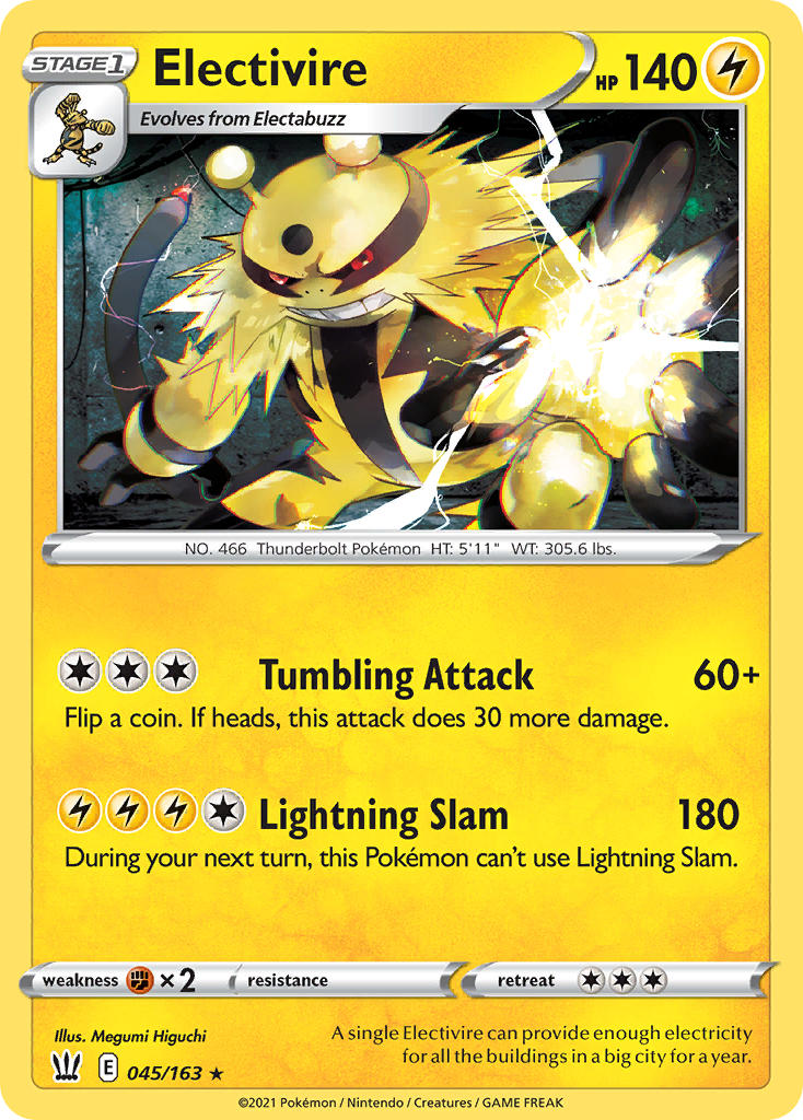 Electivire - Battle Styles (Rare) [BST-45] English / Near Mint / Normal