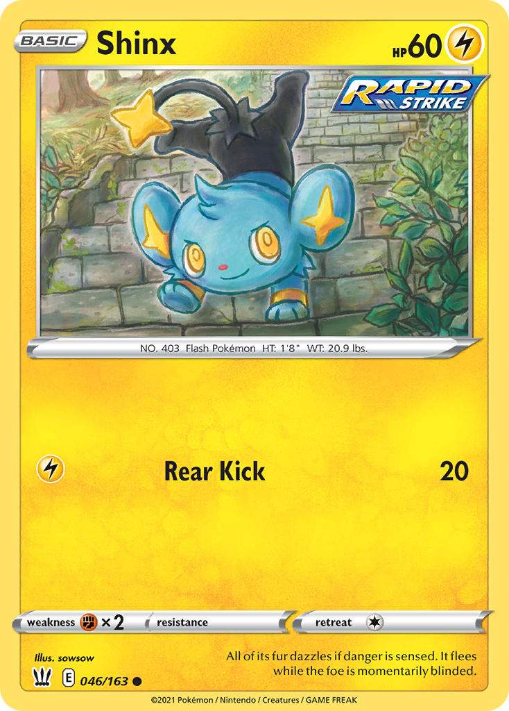 Shinx - Battle Styles (Common) [BST-46] English / Near Mint / Normal