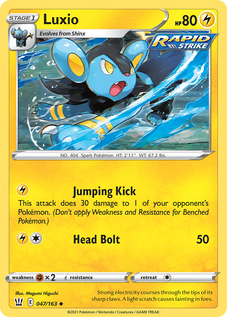 Luxio - Battle Styles (Uncommon) [BST-47] English / Near Mint / Normal