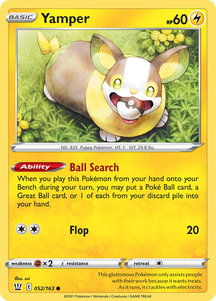 Yamper - Battle Styles (Common) [BST-52] English / Near Mint / Normal