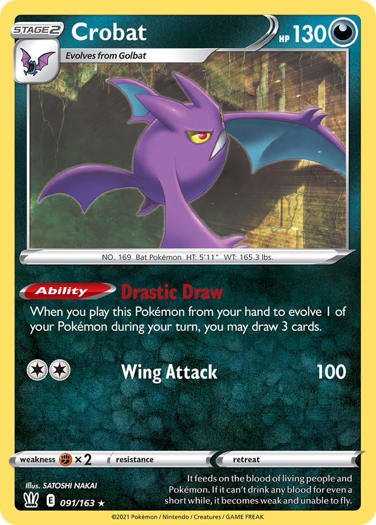 Crobat - Battle Styles (Holo Rare) [BST-91] English / Near Mint / Normal