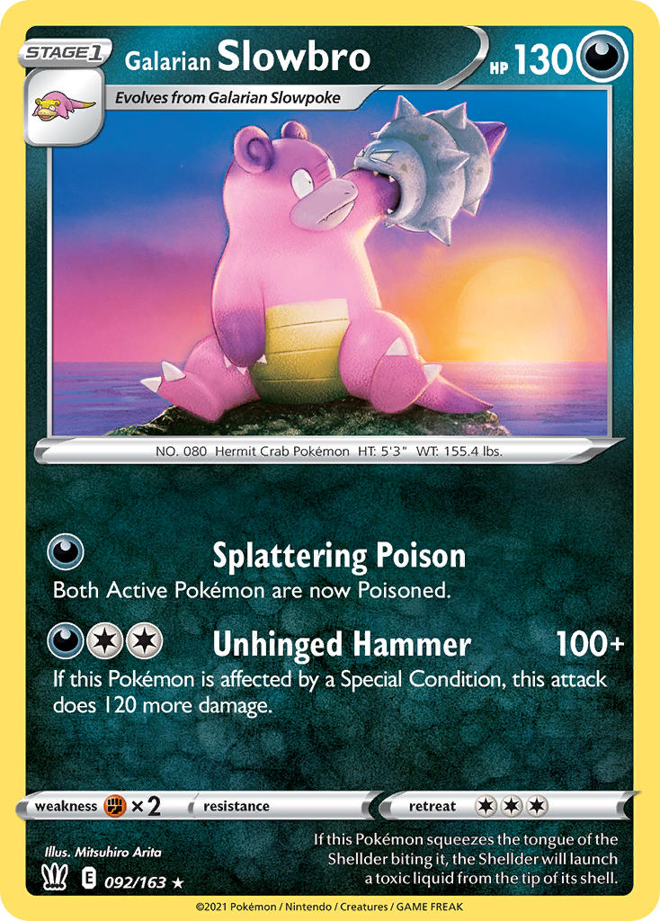 Galarian Slowbro - Battle Styles (Rare) [BST-92] English / Near Mint / Normal