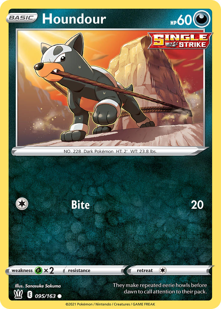 Houndour - Battle Styles (Common) [BST-95] English / Near Mint / Normal