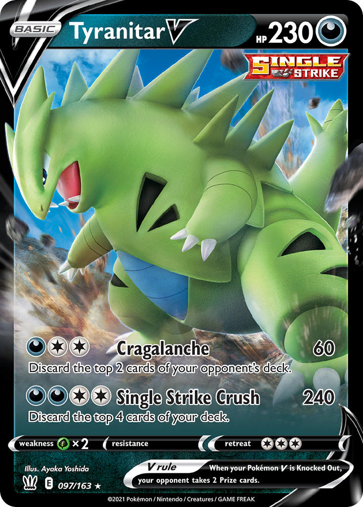 Tyranitar V - Battle Styles (Ultra Rare) [BST-97] English / Near Mint / Normal