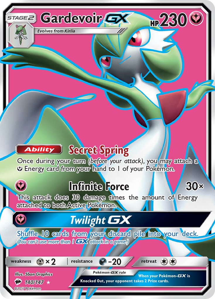 Gardevoir GX - Burning Shadows (Ultra Rare) [BUS-140] English / Near Mint / Normal