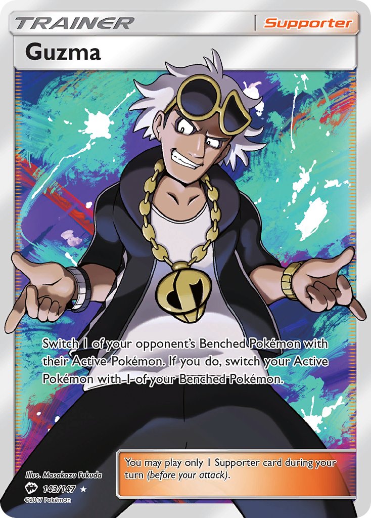 Guzma - Burning Shadows (Ultra Rare) [BUS-143] English / Near Mint / Normal