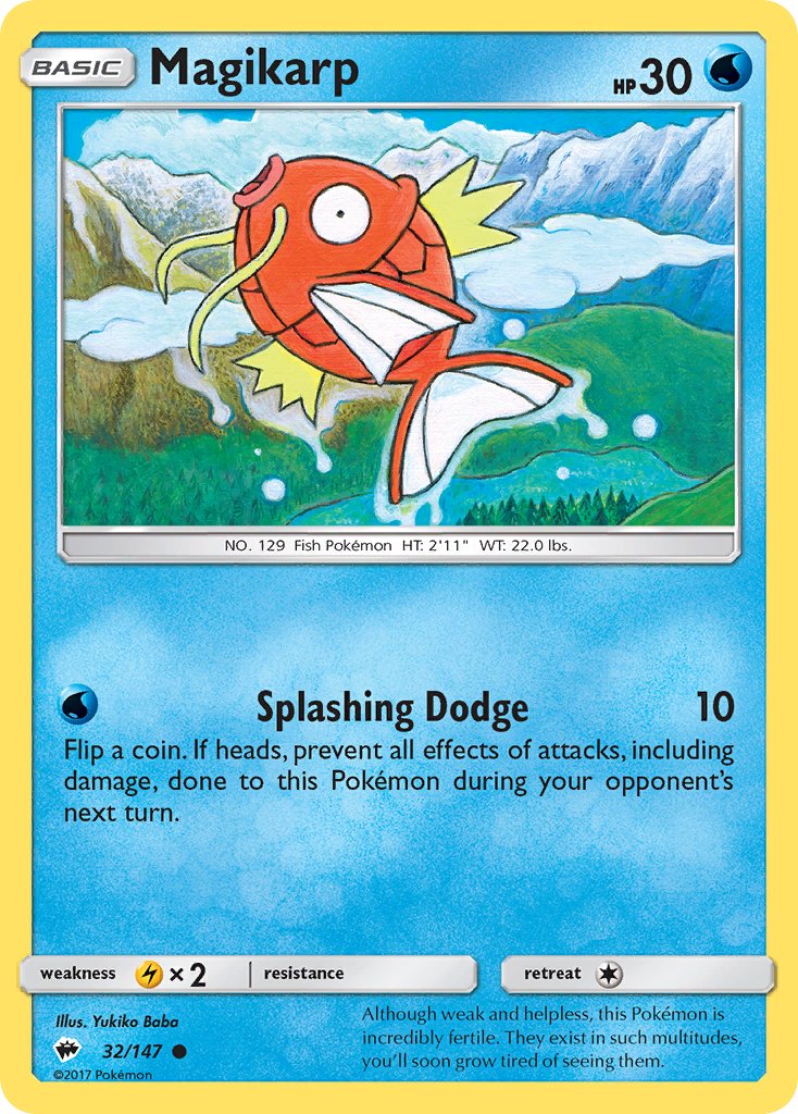 Magikarp - Burning Shadows (Common) [BUS-32] English / Near Mint / Normal