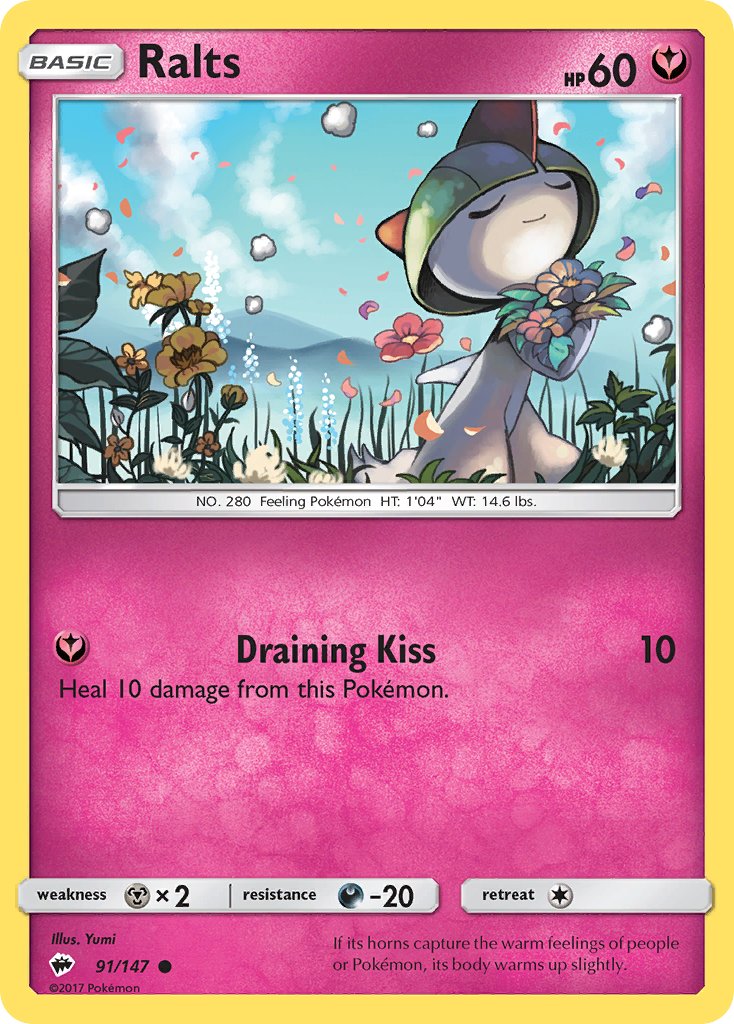Ralts - Burning Shadows (Common) [BUS-91] English / Near Mint / Normal