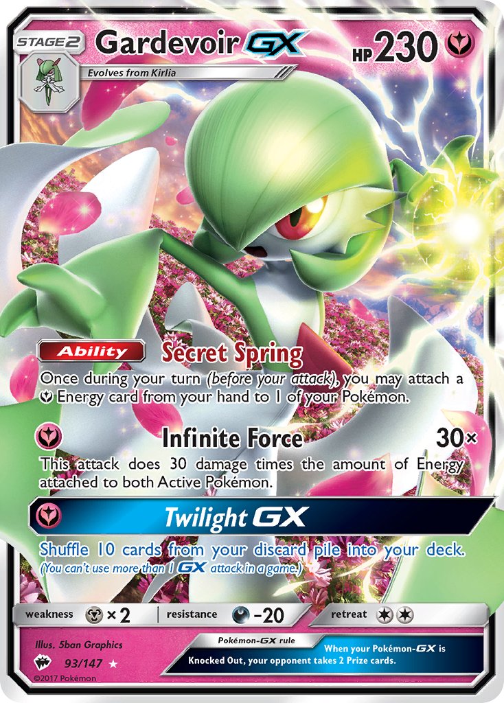 Gardevoir GX - Burning Shadows (Ultra Rare) [BUS-93] English / Good / Normal