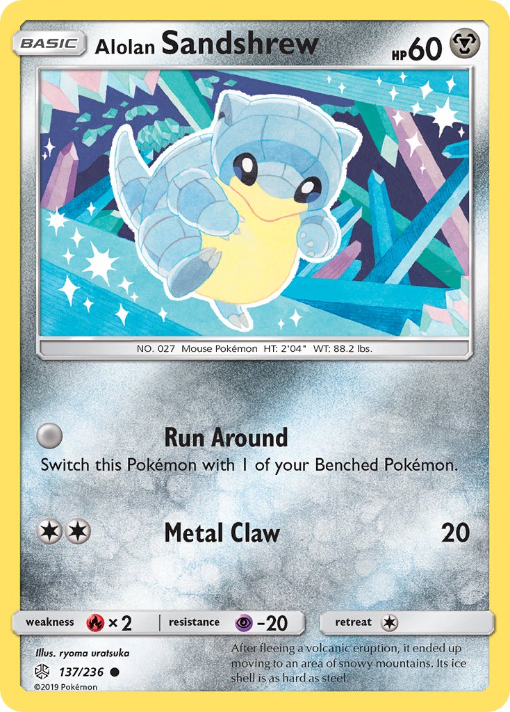 Alolan Sandshrew - Cosmic Eclipse (Common) [CEC-137] English / Near Mint / Normal