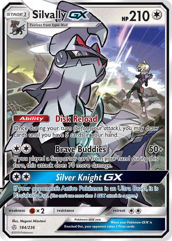 Silvally GX - Cosmic Eclipse (Ultra Rare) [CEC-184] English / Near Mint / Normal