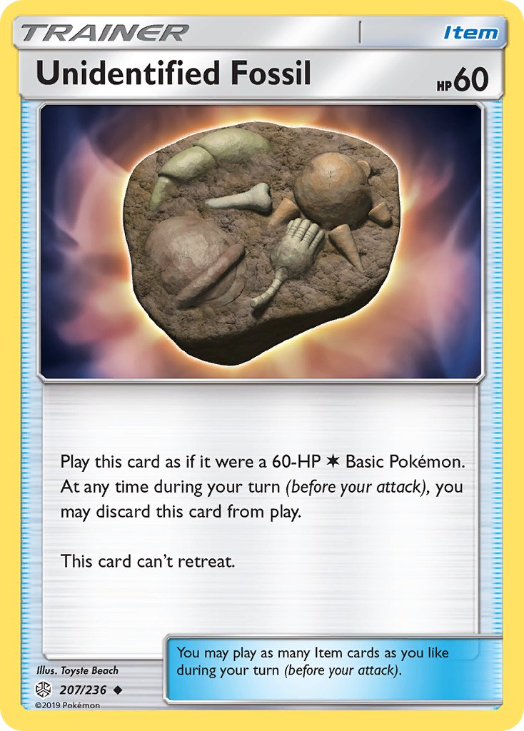 Unidentified Fossil - Cosmic Eclipse (Uncommon) [CEC-207] English / Near Mint / Normal