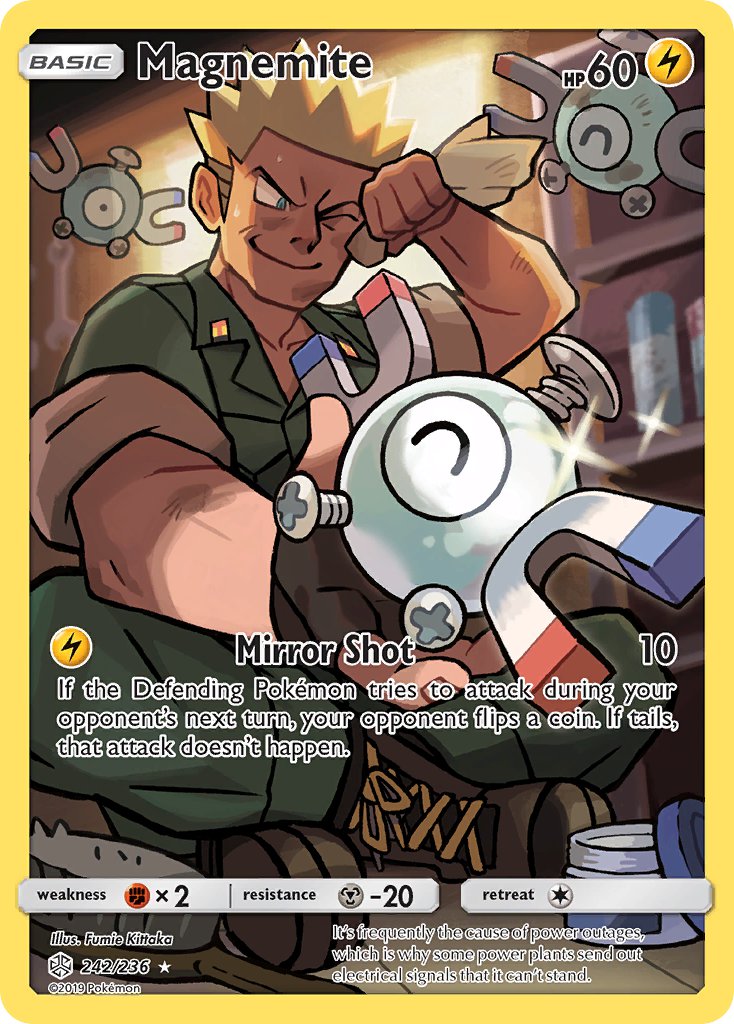 Magnemite - Cosmic Eclipse (Secret Rare) [CEC-242] English / Near Mint / Normal