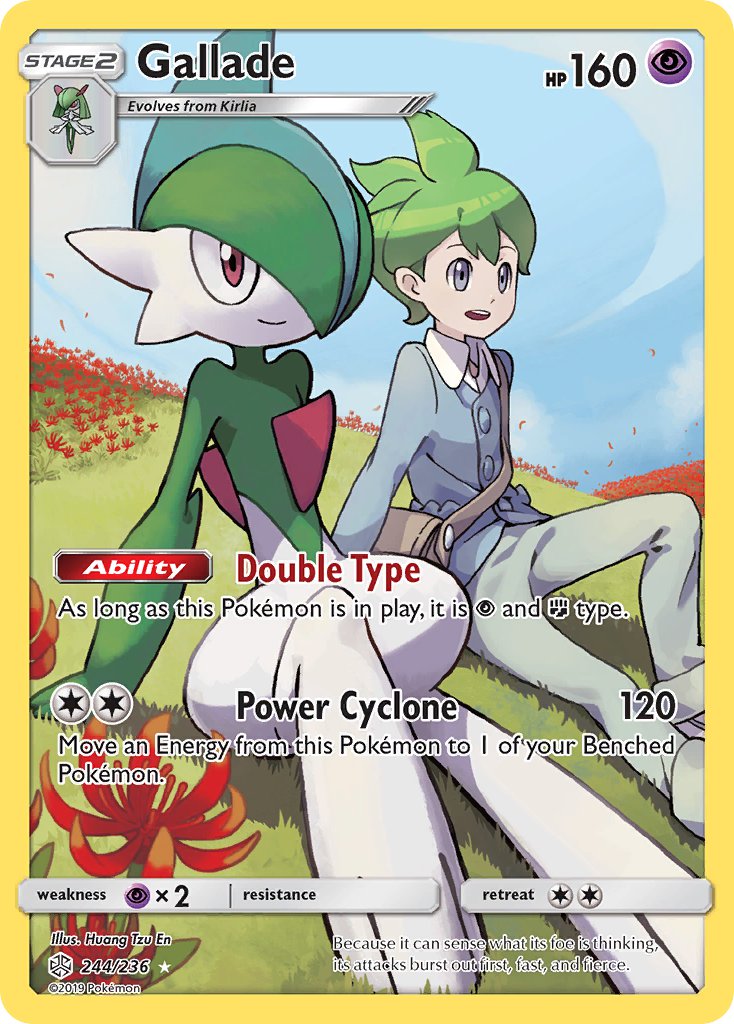 Gallade - Cosmic Eclipse (Secret Rare) [CEC-244] English / Near Mint / Normal