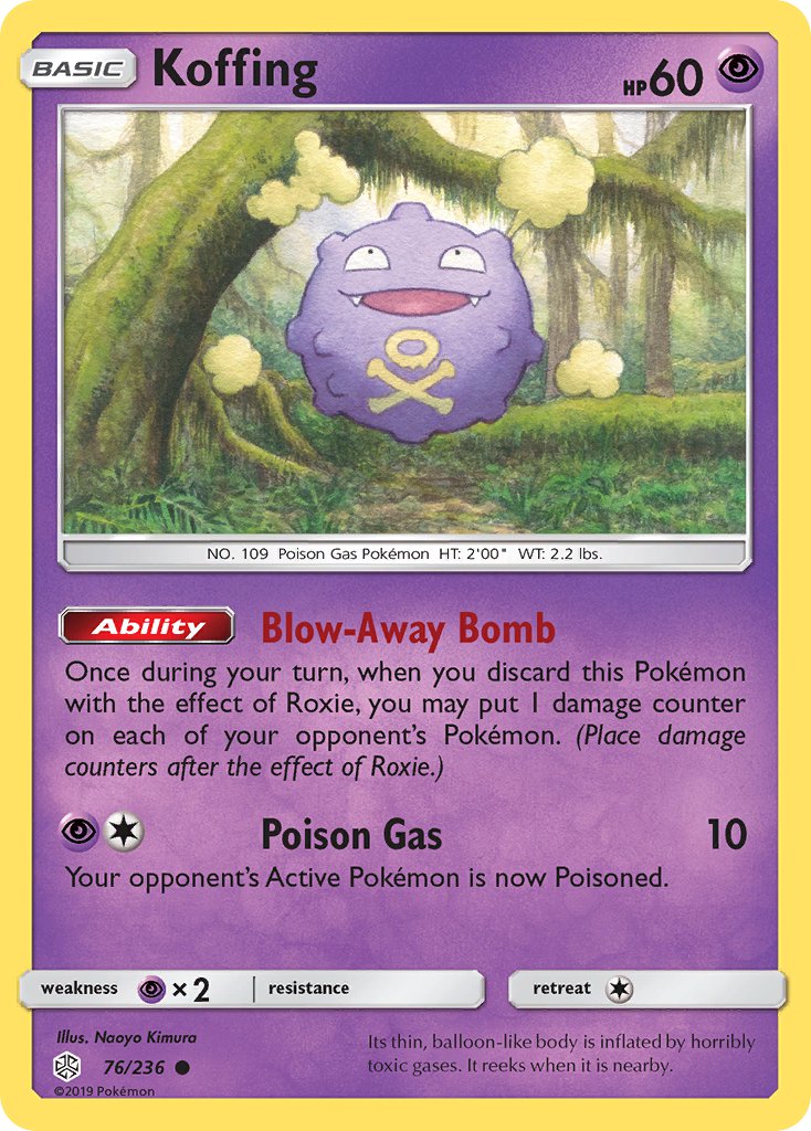 Koffing - Cosmic Eclipse (Common) [CEC-76] English / Near Mint / Normal