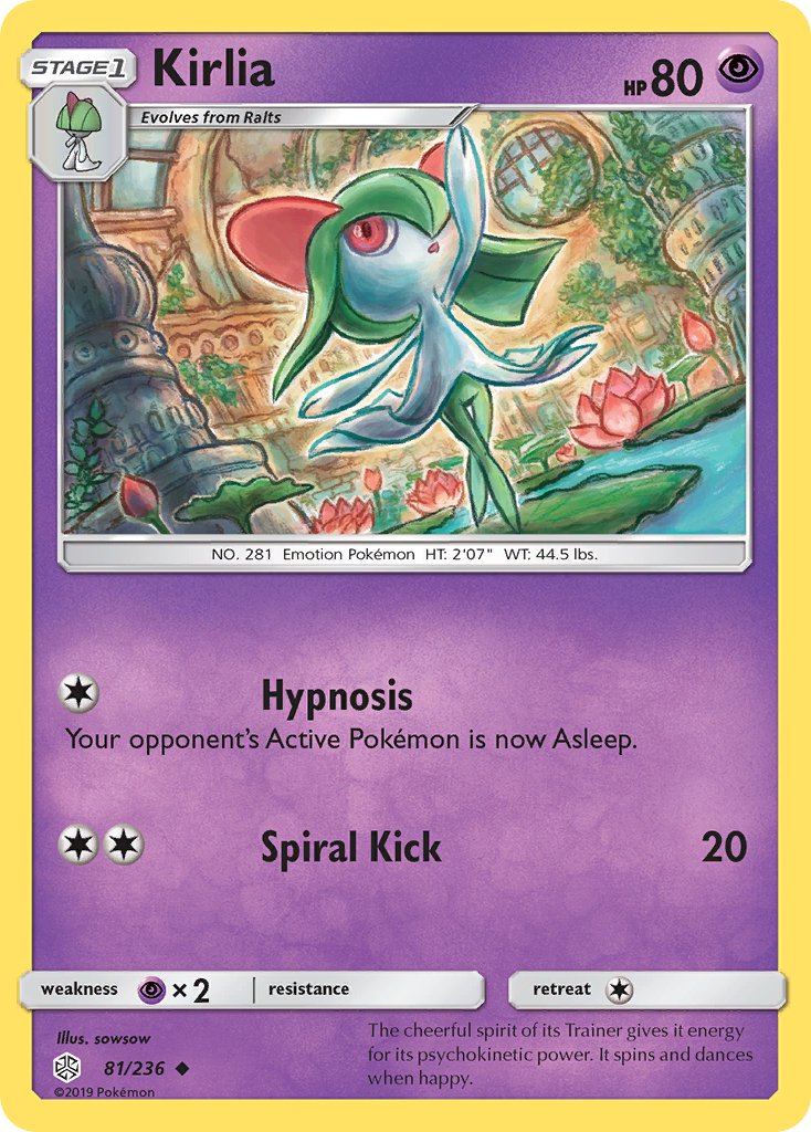 Kirlia - Cosmic Eclipse (Uncommon) [CEC-81] English / Near Mint / Normal