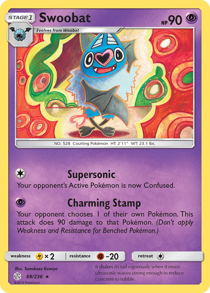 Swoobat - Cosmic Eclipse (Rare) [CEC-88] English / Near Mint / Normal