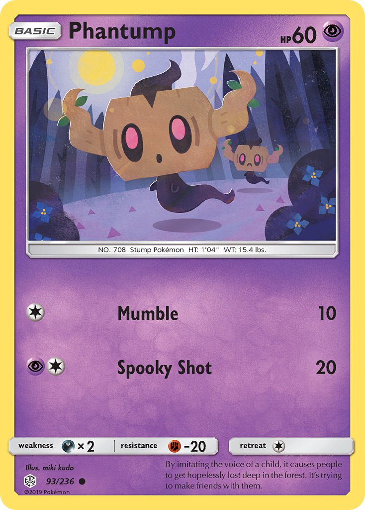 Phantump - Cosmic Eclipse (Common) [CEC-93] English / Near Mint / Normal
