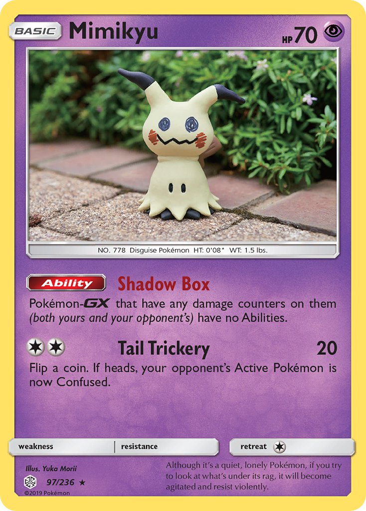 Mimikyu - Cosmic Eclipse (Rare) [CEC-97] English / Near Mint / Normal