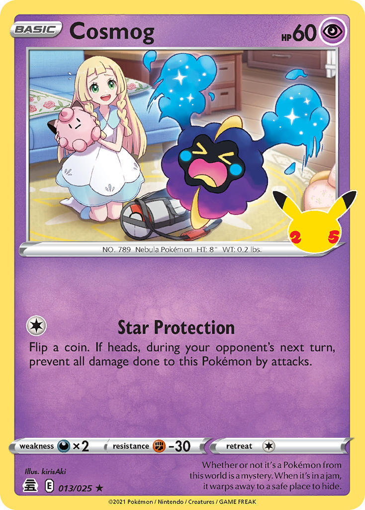 Cosmog - Celebrations (Holo Rare) [CEL-013] English / Near Mint / Normal