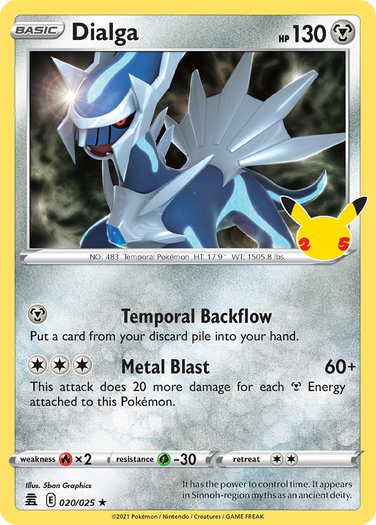 Dialga - Celebrations (Holo Rare) [CEL-020] English / Near Mint / Normal