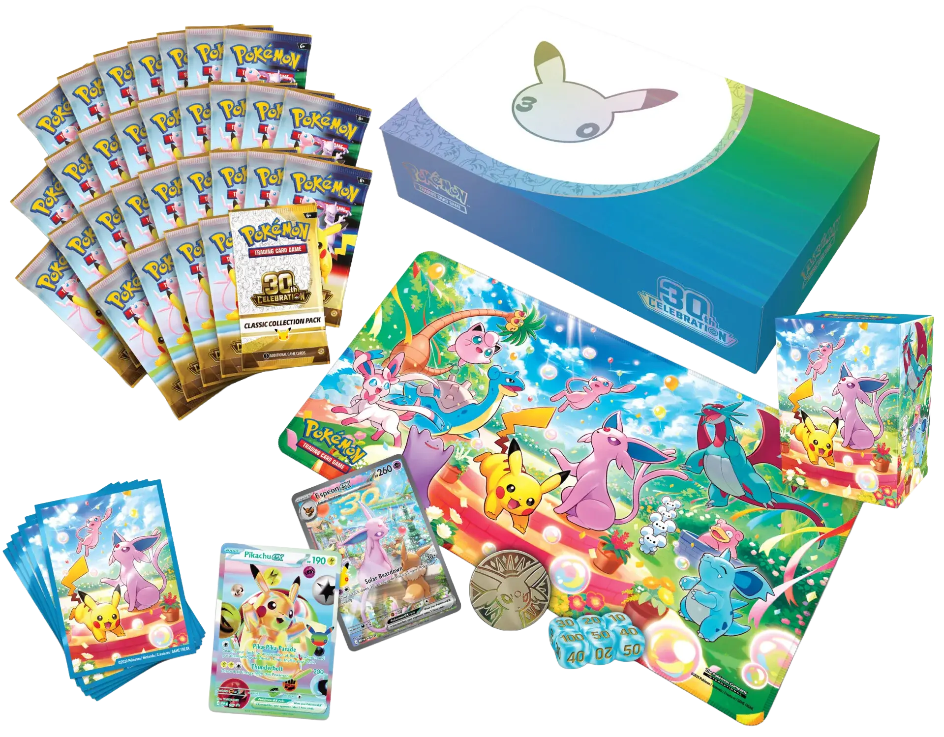 Pokémon TCG: Mega Evolution: 30th Celebration - Espeon ex - Ultra Premium Collection