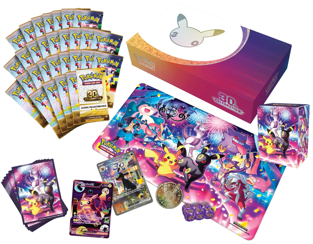 Pokémon TCG: Mega Evolution: 30th Celebration - Umbreon ex Ultra Premium Collection Kortspil