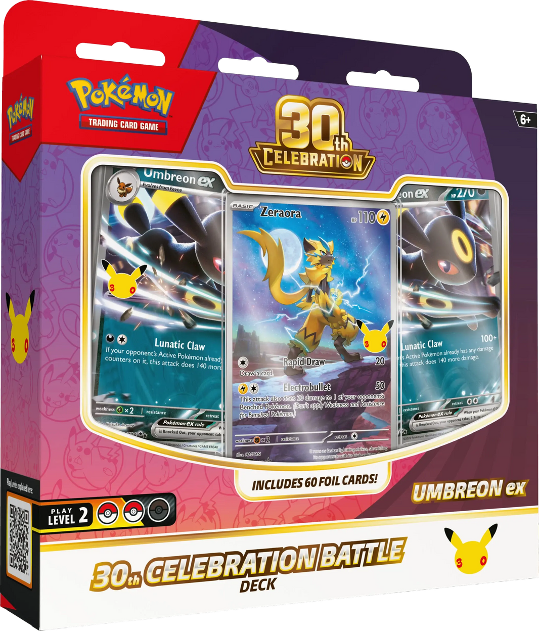 Pokémon TCG: Mega Evolution: 30th Celebration - Umbreon ex Battle Deck Kortspil