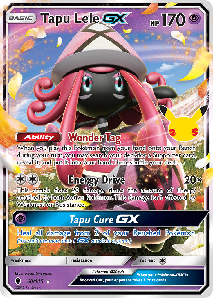 Tapu Lele GX - Celebrations (Ultra Rare) [CEL-GRI 60] English / Near Mint / Normal
