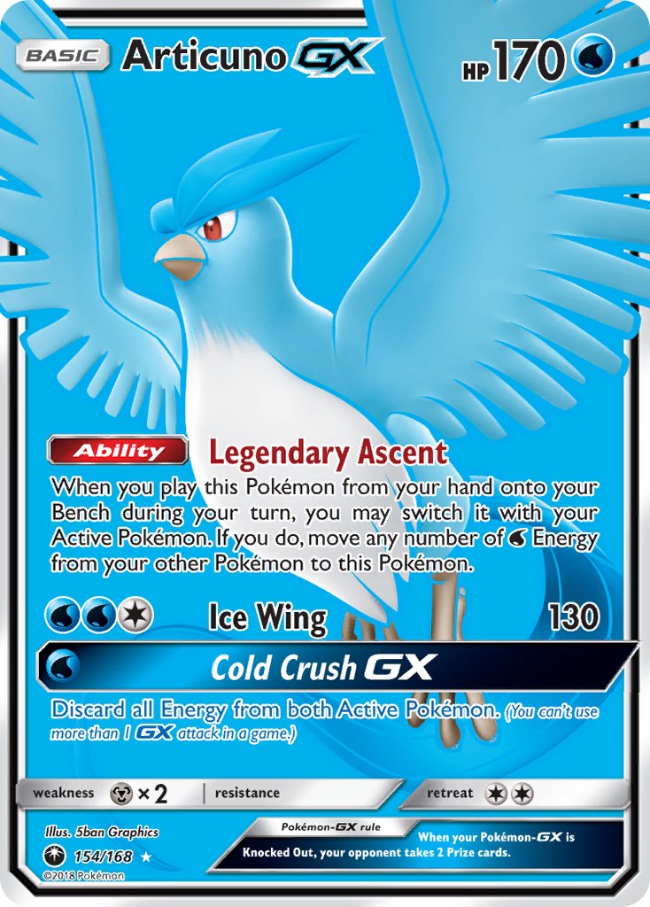Articuno GX - Celestial Storm (Ultra Rare) [CES-154] English / Near Mint / Normal