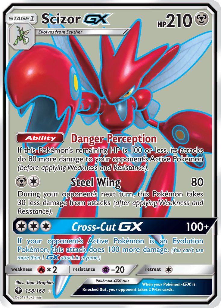 Scizor GX - Celestial Storm (Ultra Rare) [CES-158] English / Near Mint / Normal
