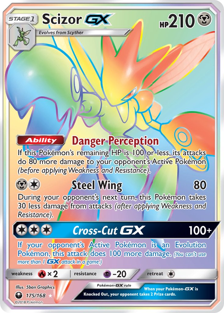 Scizor GX - Celestial Storm (Secret Rare) [CES-175] English / Near Mint / Normal