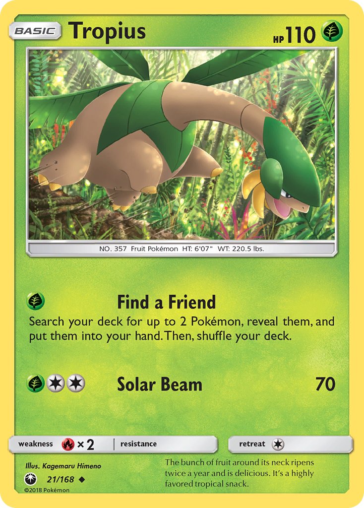 Tropius - Celestial Storm (Uncommon) [CES-21] English / Near Mint / Normal