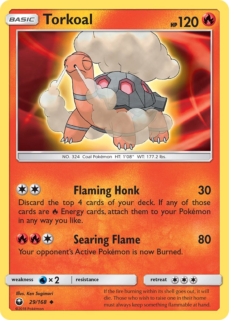 Torkoal - Celestial Storm (Uncommon) [CES-29] English / Near Mint / Normal