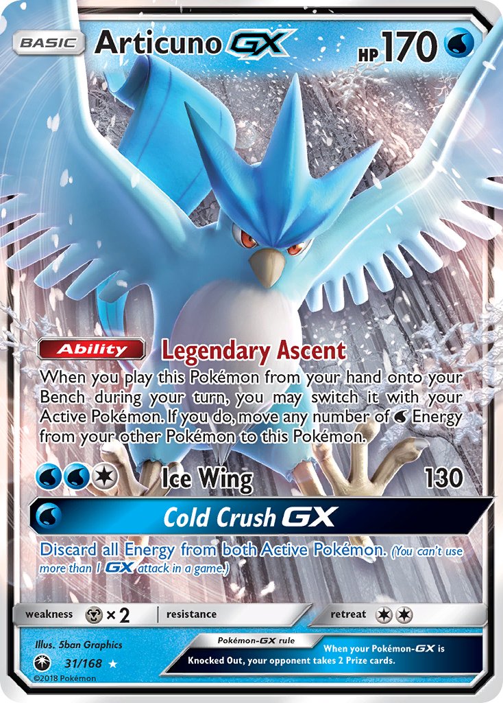 Articuno GX - Celestial Storm (Ultra Rare) [CES-31] English / Near Mint / Normal