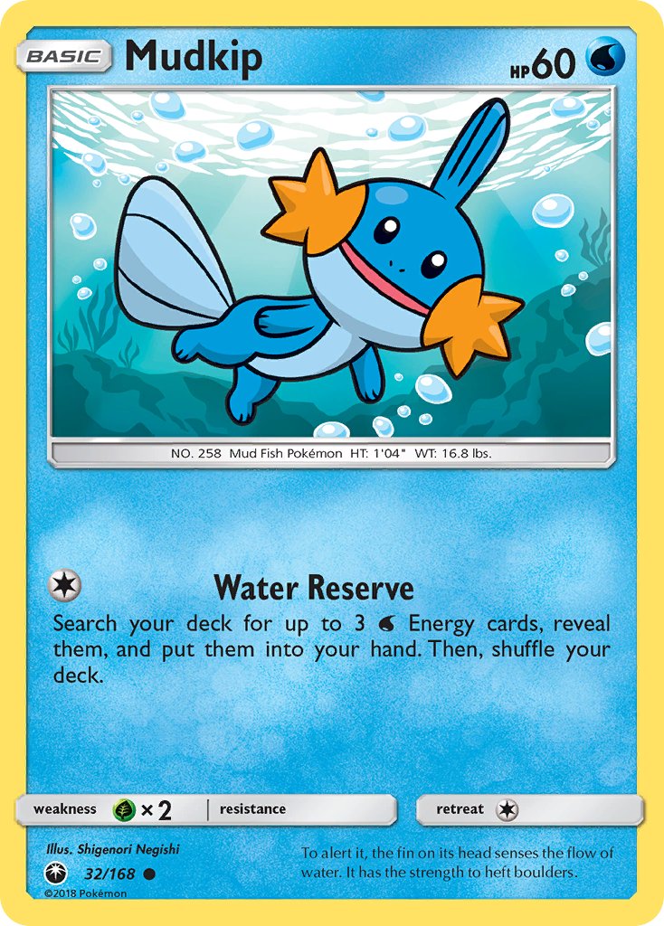 Mudkip - Celestial Storm (Common) [CES-32] English / Near Mint / Normal