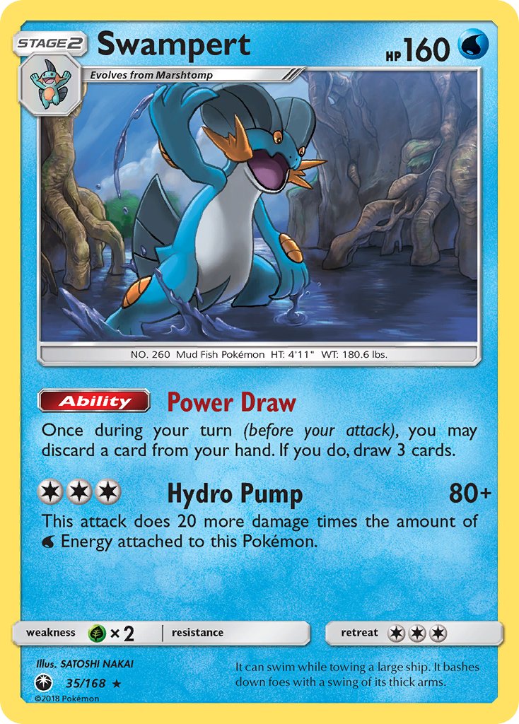 Swampert - Celestial Storm (Rare) [CES-35] English / Near Mint / Normal