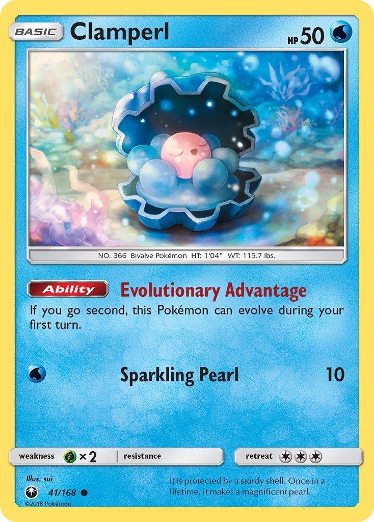 Clamperl - Celestial Storm (Common) [CES-41] English / Near Mint / Normal