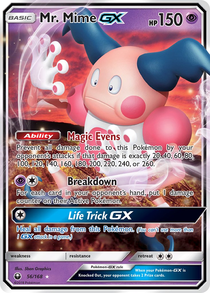Mr. Mime GX - Celestial Storm (Ultra Rare) [CES-56] English / Near Mint / Normal