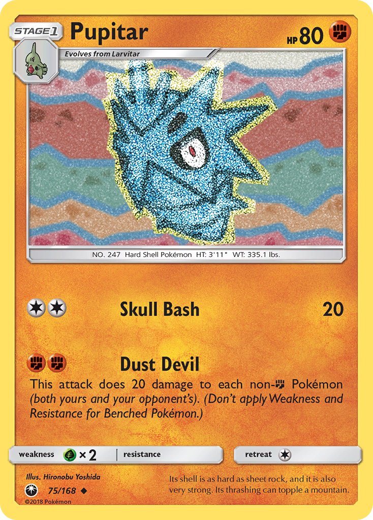Pupitar - Celestial Storm (Uncommon) [CES-75] English / Near Mint / Normal