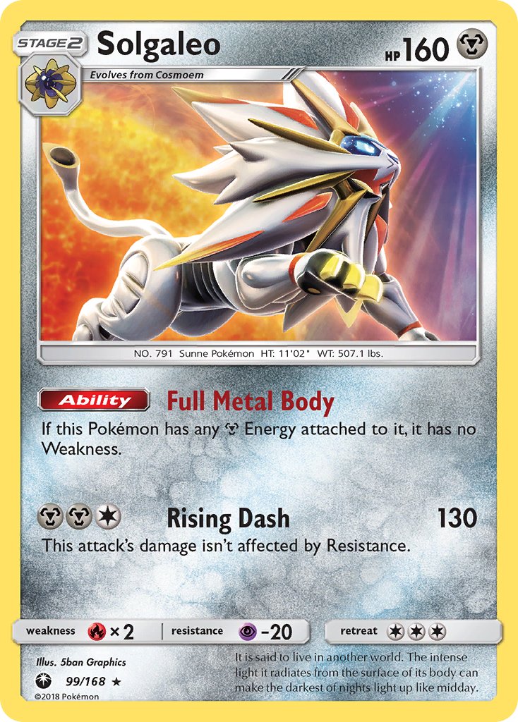 Solgaleo - Celestial Storm (Holo Rare) [CES-99] English / Near Mint / Normal
