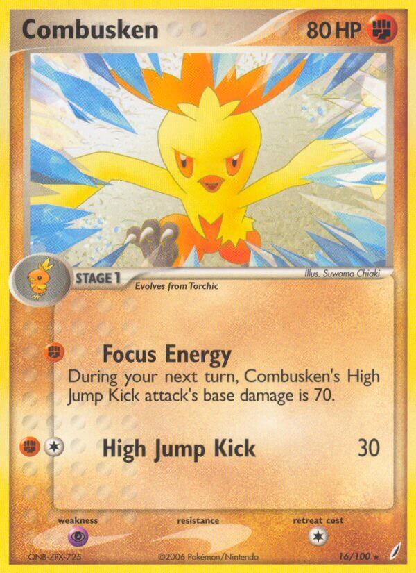 Combusken - EX Crystal Guardians (Rare) [CG-16] English / Near Mint / Normal
