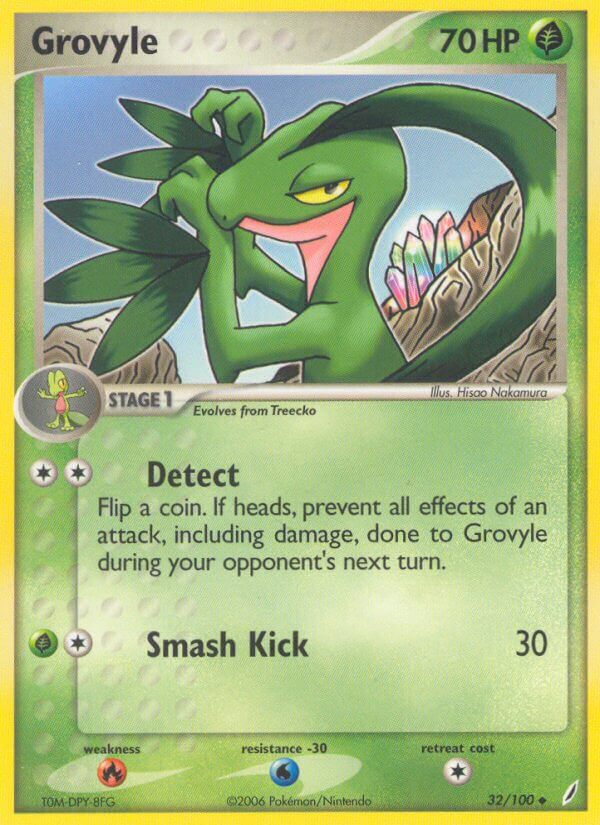 Grovyle - EX Crystal Guardians (Uncommon) [CG-32] English / Near Mint / Normal