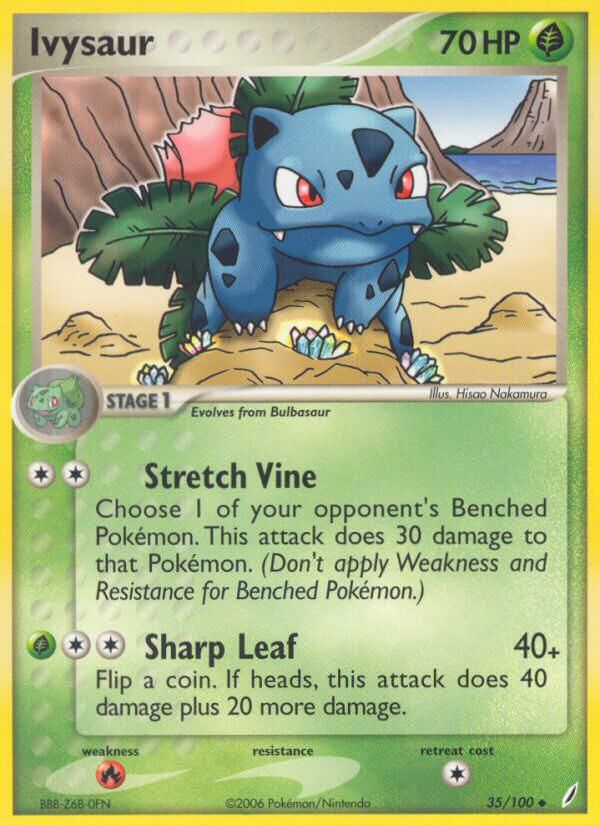 Ivysaur - EX Crystal Guardians (Uncommon) [CG-35] English / Near Mint / Normal