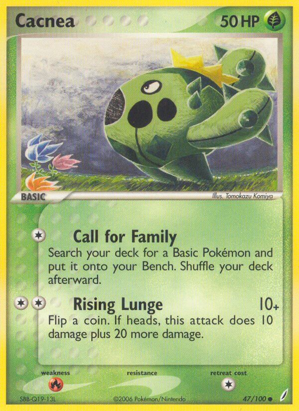 Cacnea - EX Crystal Guardians (Common) [CG-47] English / Near Mint / Normal