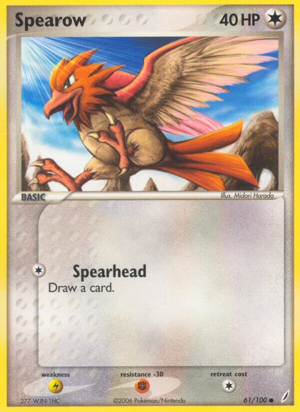 Spearow - EX Crystal Guardians (Common) [CG-61] English / Near Mint / Normal