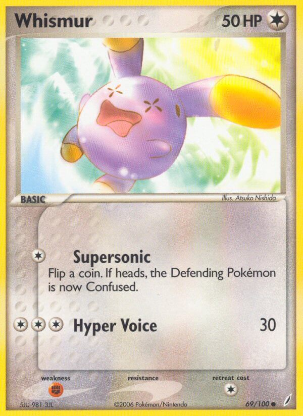 Whismur - EX Crystal Guardians (Common) [CG-69] English / Near Mint / Normal