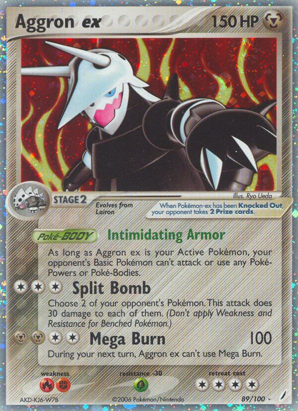 Aggron ex - EX Crystal Guardians (Ultra Rare) [CG-89] English / Near Mint / Normal