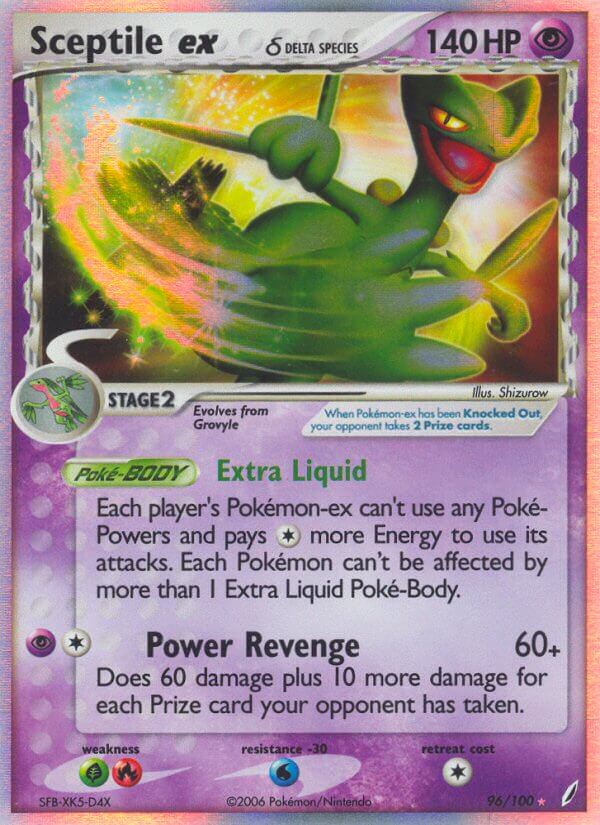 Sceptile ex δ Delta Species - EX Crystal Guardians (Ultra Rare) [CG-96] English / Near Mint / Normal
